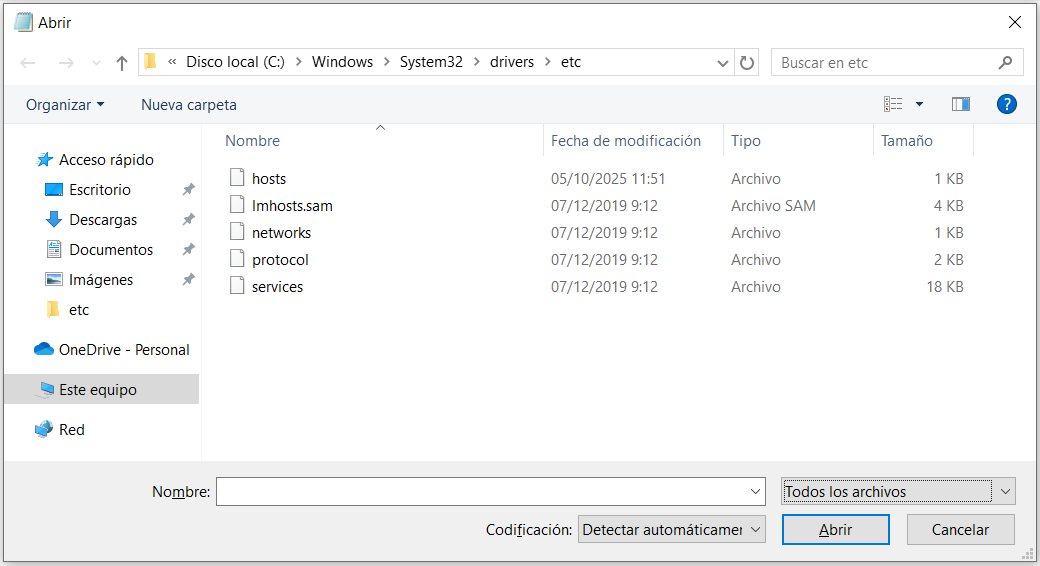 C:\Windows\System32\drivers\etc\hosts