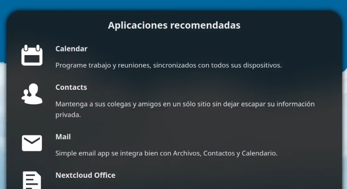 Crear Cuenta Nextcloud
