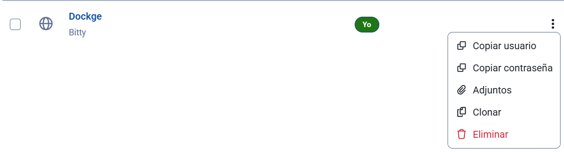 Creación cuenta Vaultwarden